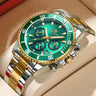 Qurexa Multifunctional Three-eye Quartz Watch Waterproof And Luminous